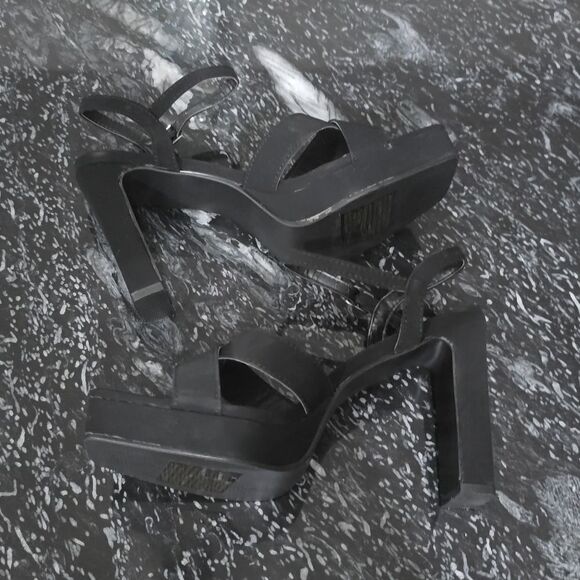 BRAND NEW FOREVER BLOCK HEEL  CRISS-CROSS  ADJUSTABLE BUCKLE ALMOND TOE … - Picture 11 of 16